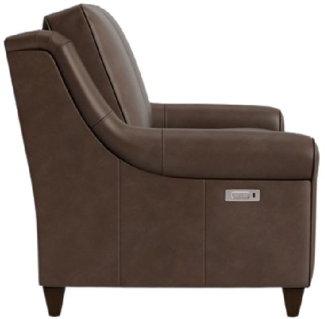Bassett® Furniture Customizable Magnificen Leather Slope Arm Power Reclining Loveseat-2