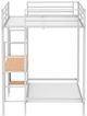 Coaster® Campus Matte White Youth Full Over Twin Bunk Bed-1
