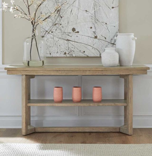 Liberty Furniture Proximity Place Barley Buff Sofa Table-1