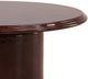 Dovetail Furniture Renwick Burgandy High-Gloss Concrete Outdoor Coffee Table-2