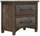 International Furniture Direct Town Brown/Gray Nightstand-0