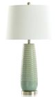 Stylecraft Starlite Sage/White Table Lamp -0