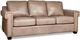 Campio Furniture Legacy Leather Beckham Light Gray Sofa-0