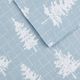 Olliix by True North by Sleep Philosophy Blue Forest Queen Cozy 100% Cotton Flannel Printed Sheet Set-2