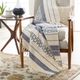 Surya Yemaya Navy 50"x60" Throw Blanket-3