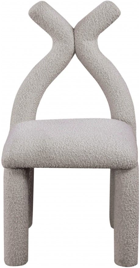 Meridian Furniture Xena Taupe Upholstered Dining Accent Chair-1