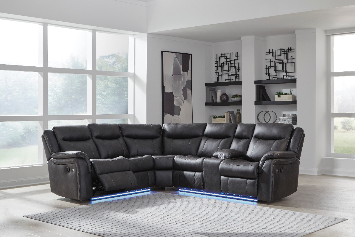 Ashley Sultan Meadow 2 Pc. Reclining Sectional | Fischer