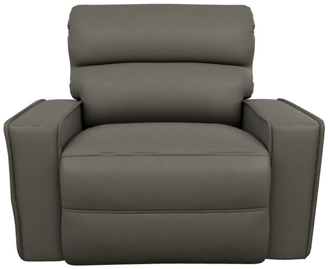 La-Z-Boy® Maddox Dove Gray Power Reclining Chair and a Half with Headrest and Lumbar-1