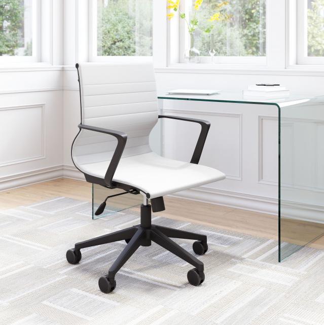 Zuo® Modern Stacy White Office Chair-2