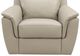 Leather Italia™ Savino Maddox Taupe Khaki Chair-2