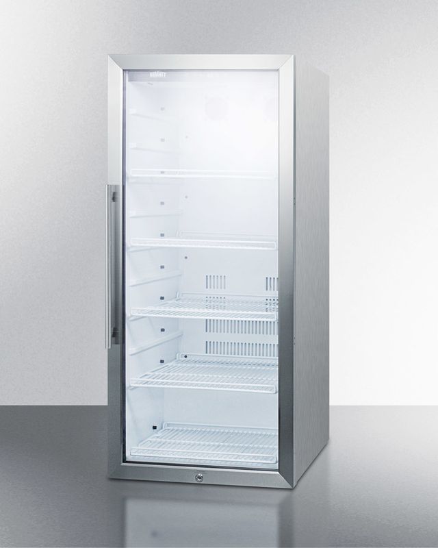 Summit® Commercial Series 9.0 Cu. Ft. Stainless Steel Beverage Center-1