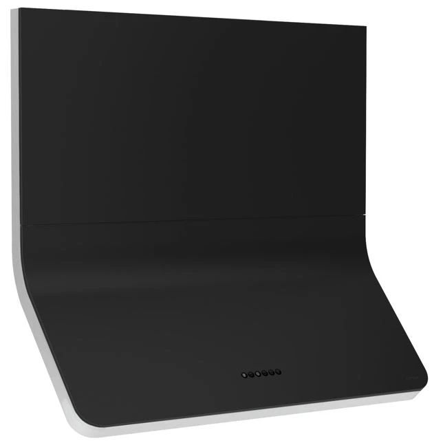 Zephyr Designer Collection Horizon 36" Matte Black Glass Wall Mounted Range Hood-1
