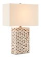 Currey & Company Mimosa Natural Wood Rectangular Table Lamp-1