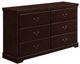 Mazin Furniture Seabright Cherry Dresser-1
