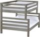 Crate Designs™ Furniture Storm Full XL/Queen Ladder End Bunk Bed-0