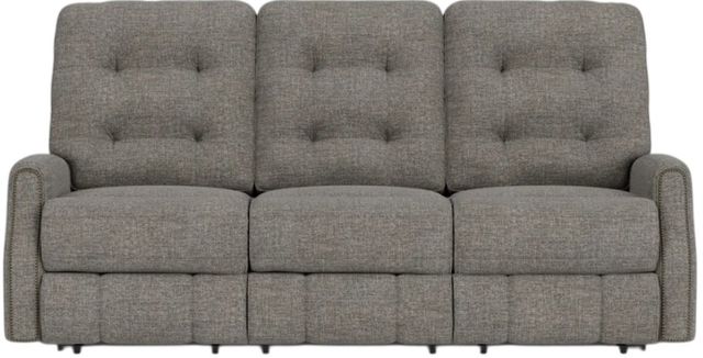 Flexsteel® Customizable Devon Fabric Manual Reclining Sofa-3