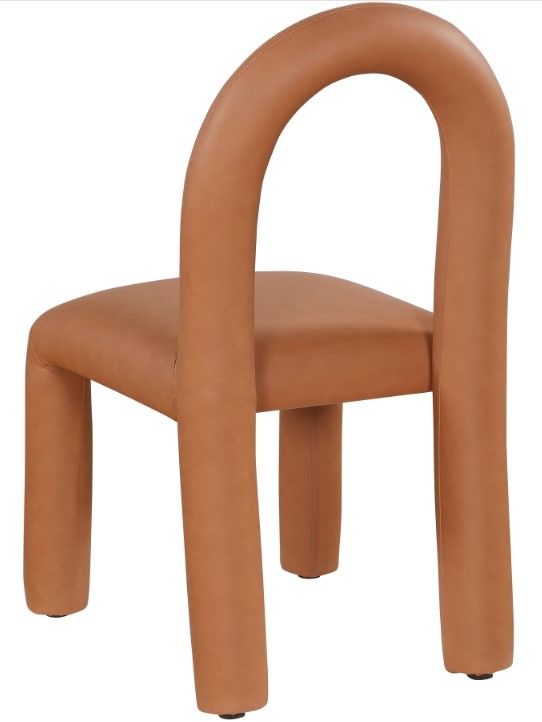 Meridian Furniture Amari Cognac Upholstered Dining Chair-3