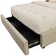 Parker House® Kennedy Balanced Fossil King Upholstered Panel Storage Bed-2