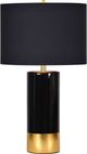 Renwil® The Tuxedo Black And Gold Table Lamp-0