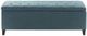 Olliix by Madison Park Blue Shandra Tufted Top Storage Bench-0