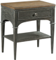 American Drew® Ardennes Black Forest Palladian Bedside Table-0