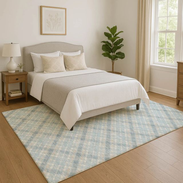 Dalyn™ Rug Company Soft Essentials SE3 Sky 5'x8' Area Rug-1