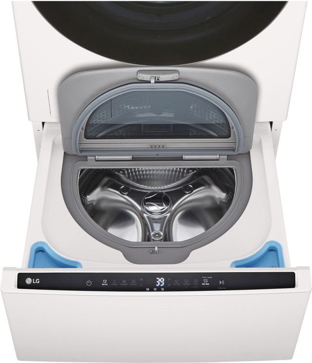 LG SideKick® 27” W x 15" H Alpine White Laundry Pedestal with Detergent and Softener Dispensers-4
