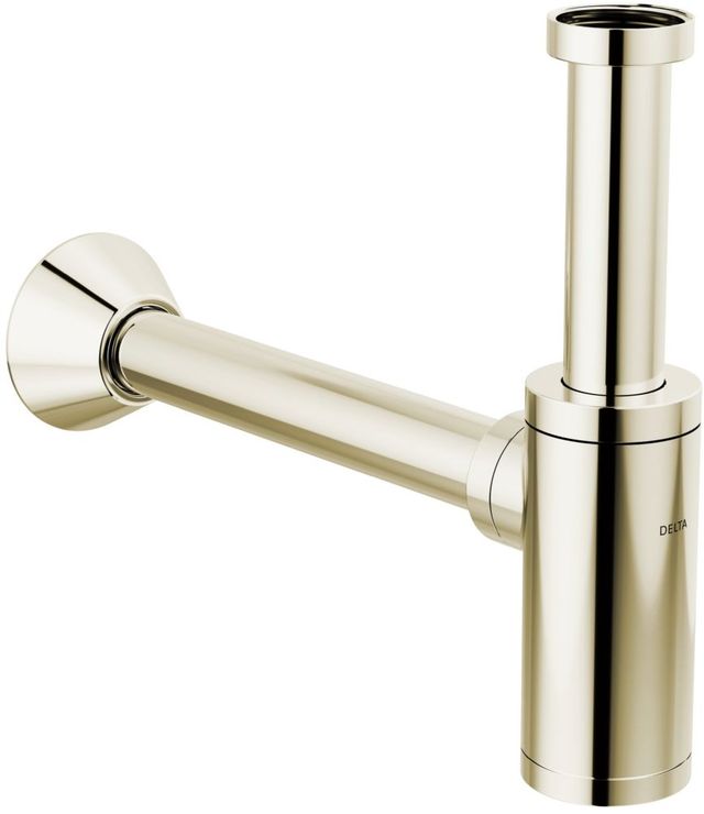 Delta Polished Nickel Bottle Trap-0