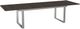 Amisco Customizable Burton 120" Rectangular Extendable Table with 1" Birch Veneer Top and 1 Leaf-1