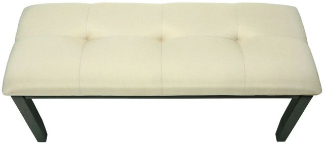 Monarch Specialties Inc. Cream/Grey 44" Dining Bench-2