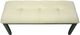 Banc de 44 po pour salle à manger de Monarch Specialties Inc. - Crème/Gris-2