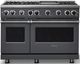 Viking® 7 Series 48" Cast Black Pro Style Natural Gas Range with 12" Reversible Griddle-2