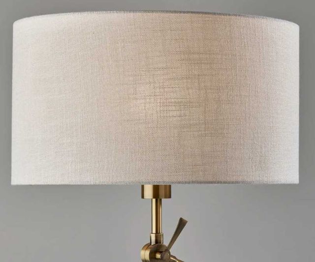 Adesso® Willard Antique Brass Joint Floor Lamp-1