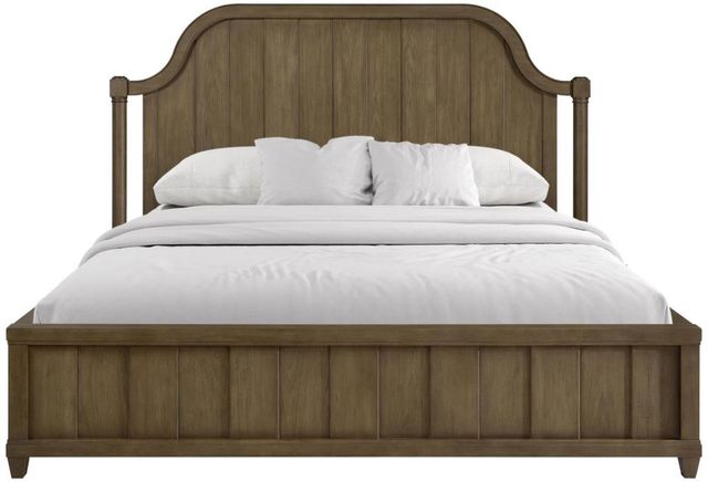 Bernards Tarrington Almond King Planked Panel Bed-2