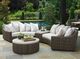 Tommy Bahama® Outdoor Cypress Point Ocean Terrace Driftwood Gray Accent Table with Weatherstone Top-2