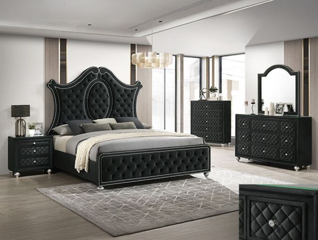 Crown Mark Cameo Black Dresser-1