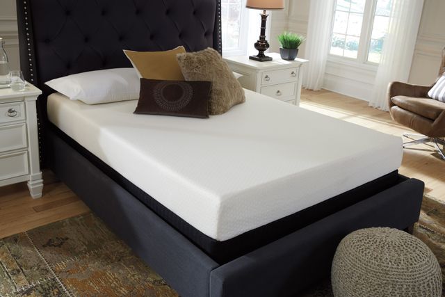 Sierra Sleep® by Ashley® Chime 8" Memory Foam Medium Tight Top Queen Mattress in a Box-8