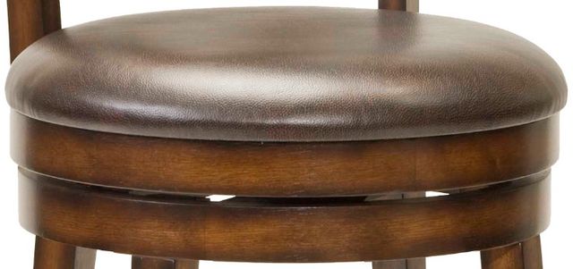 HH2 Home Sunhill Rustic Oak Swivel Counter Stool-2