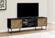 Monarch Specialties Inc. Black/Brown 72" TV Stand with Metal Legs-2
