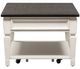 Liberty Furniture Allyson Park Charcoal Rectangular Cocktail Table with Wire Brushed White Base-2