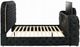 ACME Furniture Kana Black Eastern King Upholstered Panel Bed-3