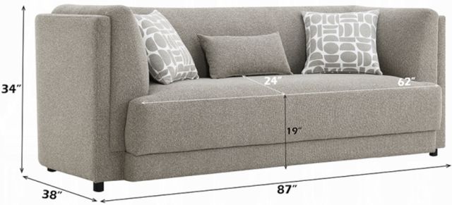 ACME Furniture Glenda Gray Sofa-2