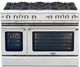 Capital Cooking™ Culinarian 48" Stainless Steel Pro Style Gas Range-0