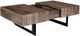 Moe's Home Collection Tiburon Brown Coffee Table with Metal Base-1