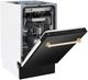 Zline Autograph Edition 18" Black Stainless Steel Built In Dishwasher-3