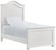 Elements International Kona White Twin Bed-0