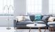 Cal® Lighting & Accessories Gailmetal Brushed Steel/White Floor Lamp with Double Goose Neck-1