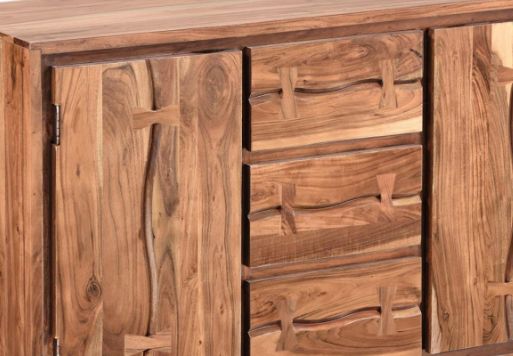 Jaipur Furniture Eberhard 54" Brown Sideboard Cabinet-1