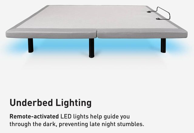 BEDGEAR® Flex LS™ Split King Adjustable Base, Includes 2 Pieces-4