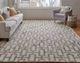Feizy Lorrain Gray/Ivory 5'x8' Area Rug-5
